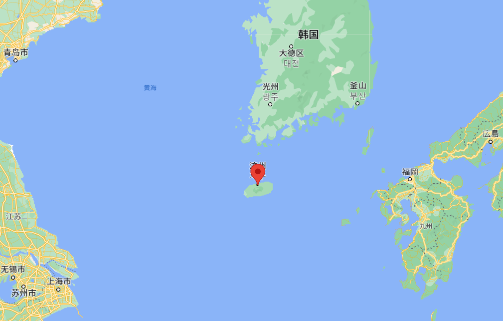 济州岛位置